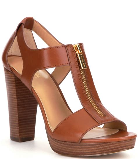 dillard's michael kors sandals|Michael Kors sandals with heel.